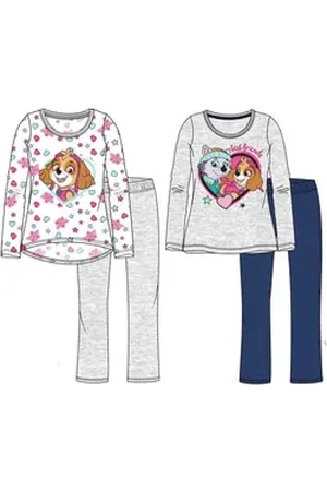 Paw Patrol Pyjama 2x MÄDCHEN PYJAMA SET Doppelpack lang 98 10 4110 116 128 110/116