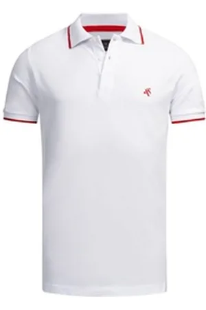 Alessandro Salvarini Poloshirt Herren Polo Shirt ASAdrianii mit gesticktem Logo weiß S