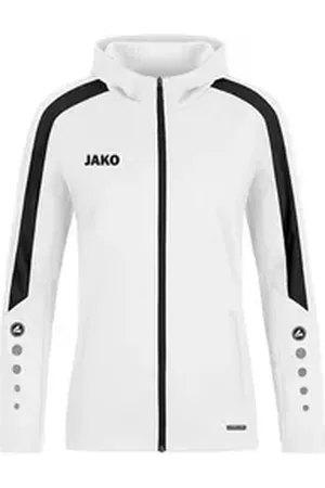 Jako Trainingsanzug Kapuzenjacke Power Damen weiß 44