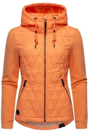 Ragwear Outdoorjacke Lucinda Steppjacke aus modernem Materialmix mit Kapuze orange XS (34)