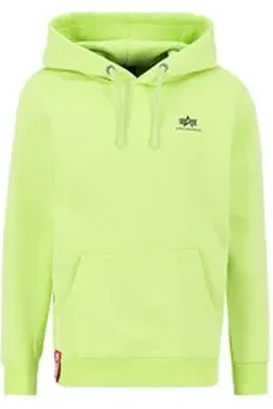 Alpha Industries Hoodie Men - Hoodies Basic Hoodie Small Logo grün XL