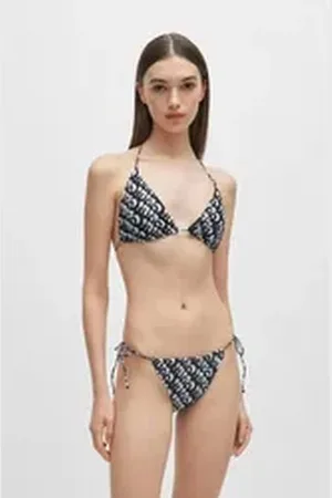 HUGO BOSS Triangel-Bikini-Top BONNIE TRIANGLE, mit Bindeband bunt S (36)
