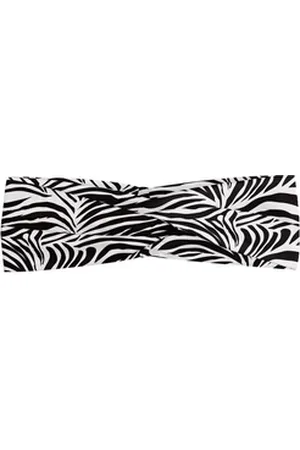 Abakuhaus Stirnband Elastisch und Angenehme alltags accessories Schwarz-Weiss Wilde Zebra-Linien schwarz|weiß