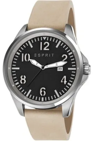 ESPRIT Quarzuhr Herren-Armbanduhr Analog Quarz Leder ES107601001, Herren-Armbanduhr Tallac Brave Analog Quarz Leder ES107601001