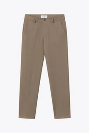 Les Deux Stoffhose – Slim-Fit Anzughose aus recyceltem Material braun 29i