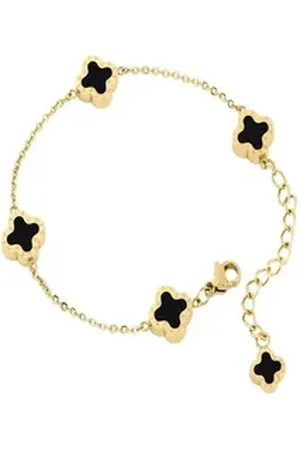 Lenoites Armband Four-leaf Clover Mini 21 goldfarben