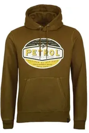 Petrol Industries Hoodie Kapuzenpullover Hoodie mit Kapuze, Kordelzug und (1-tlg) braun XXL