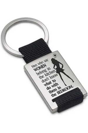 Lieblingsmensch Schlüsselanhänger Men who say... - ein tolles Geschenk & Glücksbringer (Schlüsselanhänger mit Gravur, inklusive Schlüsselring), Robuste und filigrane Lasergravur