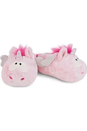 NICI Pink Harmony Plüsch Hausschuhe im süßen Einhorn-Look rosa 34-37 EU