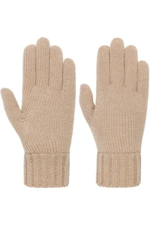 Seeberger Strickhandschuhe (1-St) Strickhandschuhe beige