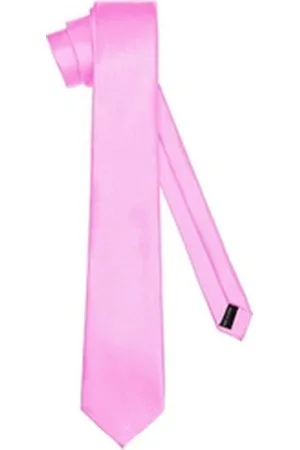 Ladeheid Krawatte Klassische Herren Krawatte glänzend Vielfältige Farben TMS-7 150cmx7cm (1-St) rosa