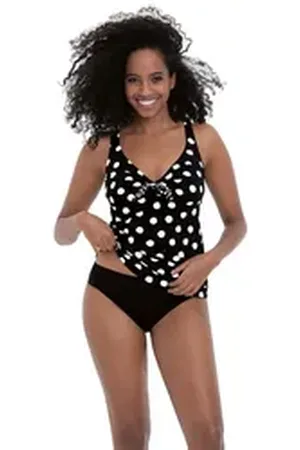 Rosa Faia Tankini Summer Dot - Style Alina Top Tankini mit Softcups schwarz 42