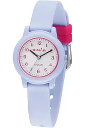 Sinar Quarzuhr XB-24-6, Armbanduhr, Kinderuhr, Mädchenuhr, bis 10bar wasserdicht,Geschenkidee blau
