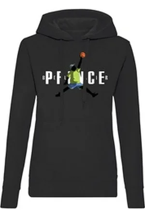 Blondie & Brownie Hoodie Damen Fresh Prince Bel Air Basketball mit Kapuze schwarz XL