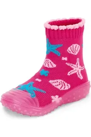 Sterntaler ® Basicsocken Adventure-Socks Sealife profilierte Gummisohle rosa 28