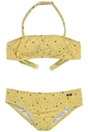 Buffalo Bandeau-Bikini Candy Kids mit Streusel-Druck gelb 146/152