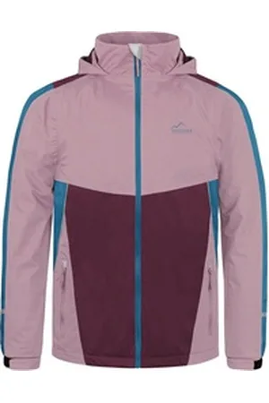 Normani Regenjacke Kinder Regenjacke Puyallup Wasserdichte Sommerjacke, ungefütterte Outdoorjacke mit Reflektoren rosa 158-164