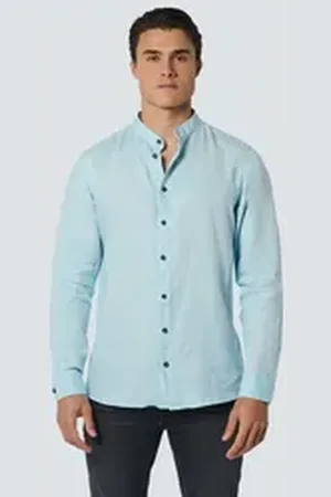 No Excess Langarmshirt blau XXXL