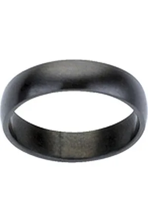 M&M Fingerring Ring Damen silber / gold / schwarz, matt schlicht (1-tlg), "Best Basics", deutsche Qualität, inkl. edles Schmucketui schwarz 52