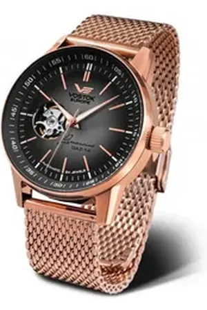 Vostok Automatikuhr GAZ14 Limousine Herrenuhr – Milanaiseband, 43 mm, 560B602-B
