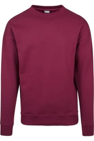 Urban classics Rundhalspullover Herren Sweat Crewneck (1-tlg) rot XS