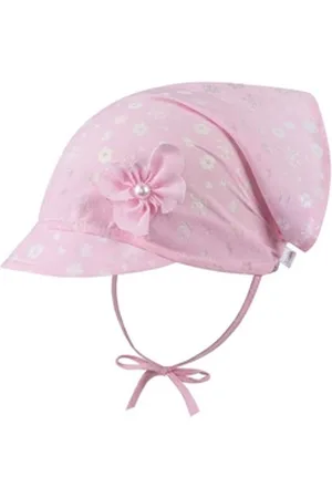 Maja F.P.H. Schirmmütze Kopftuch Bindemütze Sommermütze Mädchenmütze rosa XS(36/38)