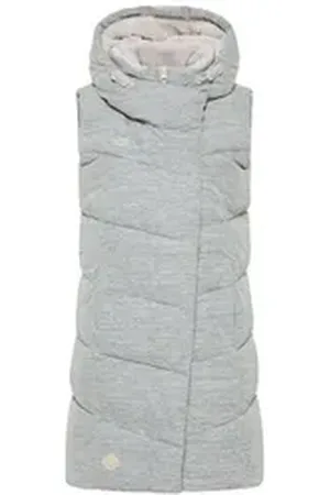 Ragwear Winterjacke Pavla Vest Damen White grau L