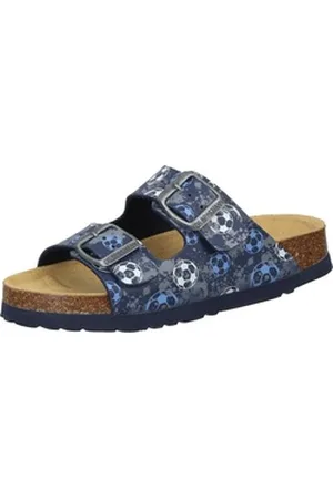 DR. BRINKMANN Pantoletten Pantolette aus strapazierfähigen Gewebefasern blau 32 EU