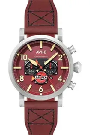 Avi-8 Quarzuhr AV-4107-04 Herrenuhr Dambuster Gibson Dual-Time Chronograph AV-4107-04 Herrenuhr Dambuster Gibson Dual-Time Chronograph