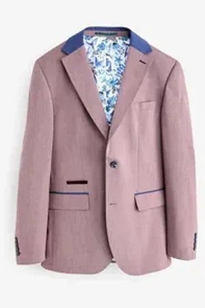 Next Baukastensakko Tailored Fit Anzugsakko mit Besatz (1-tlg) rosa 48 (GB: 38R)