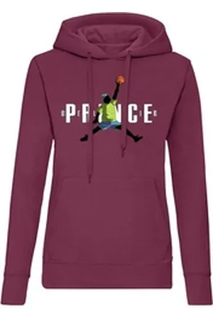 Blondie & Brownie Hoodie Damen Fresh Prince Bel Air Basketball mit Kapuze rot 2XL