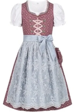 Nübler Dirndl Kinderdirndl 3-teilig Lea in Beere von lila 104