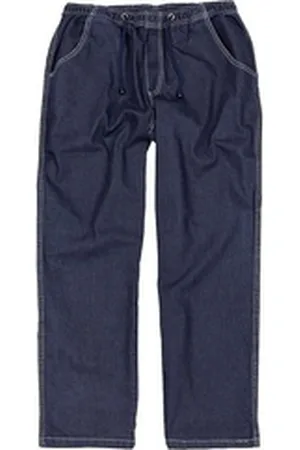 ABRAXAS Schlupfjeans Jeans mit Gummibund in Übergrößen bis 12XL, blau blau 7XL