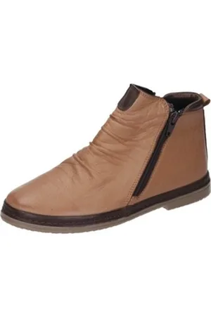 Manitu Stiefeletten Stiefelette aus echtem Leder braun 36 EU