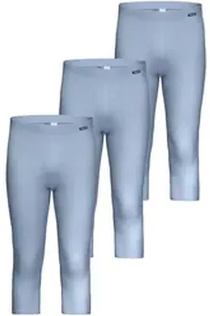 Ammann Lange Unterhose 3er Pack Hose 3/4 Lang mit Eingriff Day Classic / (Packung, 3-St) mit eingriff blau 8