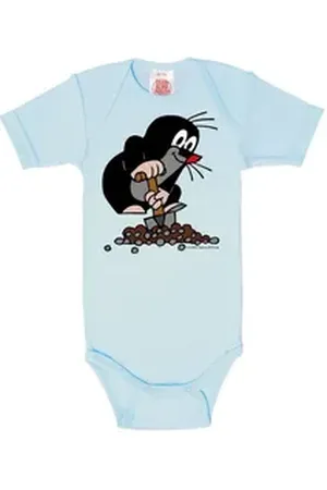 LOGOSHIRT Body mit Der kleine Maulwurf-Aufdruck blau 62/68