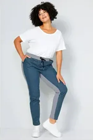 Angel of Style Angel of Style Schlupfhose Joggpants Slim Fit Jersey-Rückseite Elastikbund bunt 42