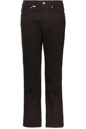 Benetton United Colors of Weite Jeans mit geradem Bein schwarz 30