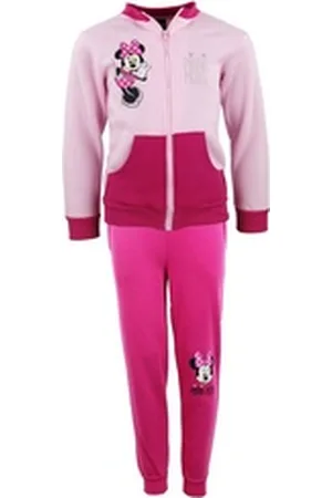 Disney Sportanzug Minnie Maus Jogginganzug Hose Pullover, Gr. 92 bis 128 rosa 92