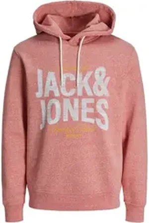 JACK & JONES Hoodie Herren Pullover Sweater JORMEL SWEAT HOOD AUT LN rot L