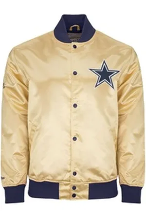 Mitchell & Ness Windbreaker Satin Dallas Cowboys gold goldfarben XL