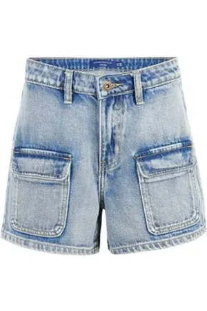 Aeropostale Jeansshorts (1-tlg) Plain/ohne Details blau 30