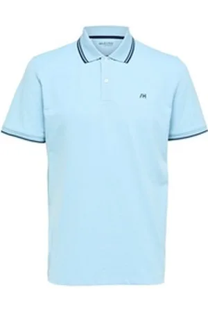 SELECTED HOMME Poloshirt SLHAZE SPORT (1-tlg) mit 98% Baumwolle blau S