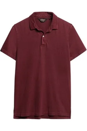 Superdry Poloshirt Herren Polo STUDIOS JERSEY POLO Stanton Red Dunkelrot rot 3XL