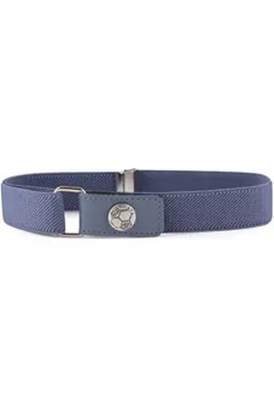 Ladeheid Stoffgürtel Jungen Gürtel Elastik-Gürtel 1-6 Jahre 34-65 cm P15S blau