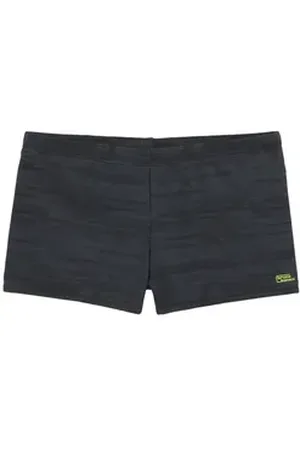 Bruno Banani Boxer-Badehose mit trendigem Alloverprint grau|schwarz 4 (46/48)