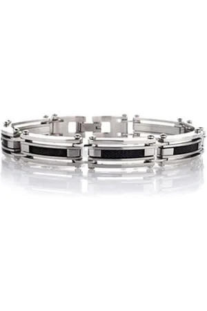 Karisma Edelstahlarmband Herren Edelstahl Armband PVD Schwarz Breite 14mm -SB7061
