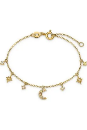 FAVS Little Friends FAVS Silberarmband, Modern gelb|goldfarben
