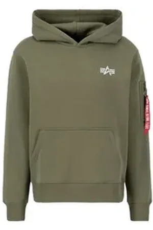 Alpha Industries Hoodie Men - Hoodies Signature BP Hoodie grün XL
