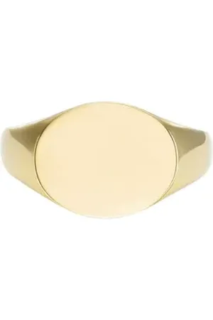 Fossil Fingerring Unisex-Herrenring Edelstahl goldfarben 56